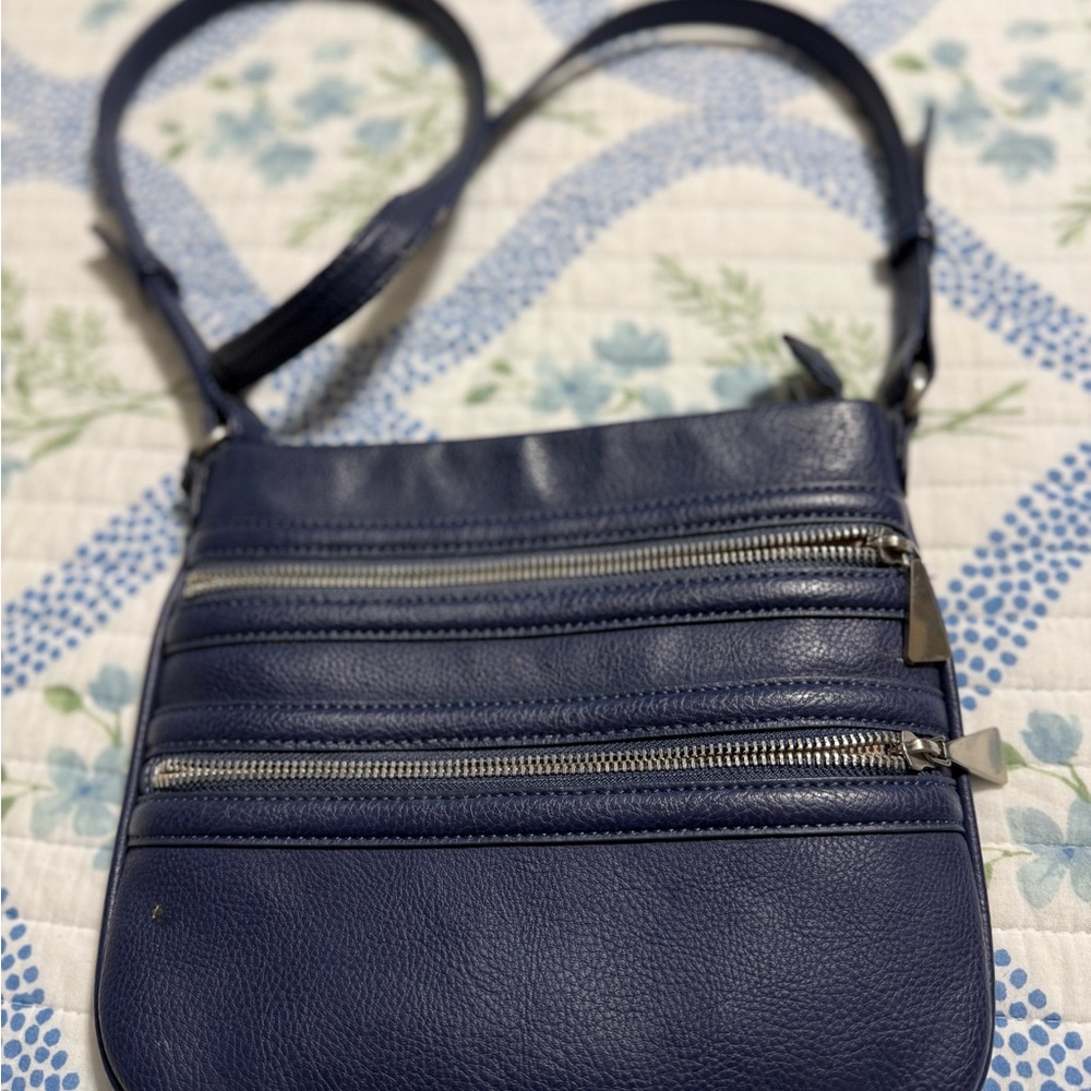 Claiborne navy blue crossbody bag